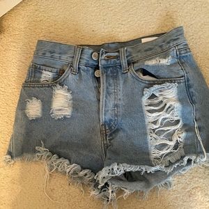Vintage denim shorts